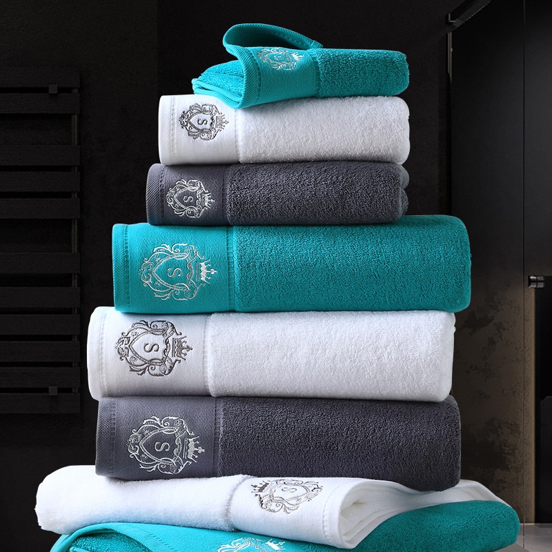 Μαζική χονδρική OEM Luxury 600GSM 100% Ring Spun Cotton Towel-Super Absorbent & Bleach Proof Terry Terry for Spa/Resort/Gym/Salon