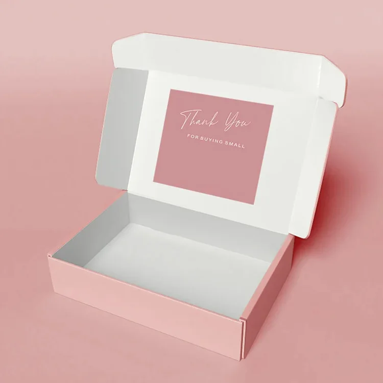 Оптовая продажа оптовых заказных логотипов Уникальные биоразлагаемые картонные коробки Почтовая коробка Нестандартного размера Гофрированные коробки для ухода за кожей