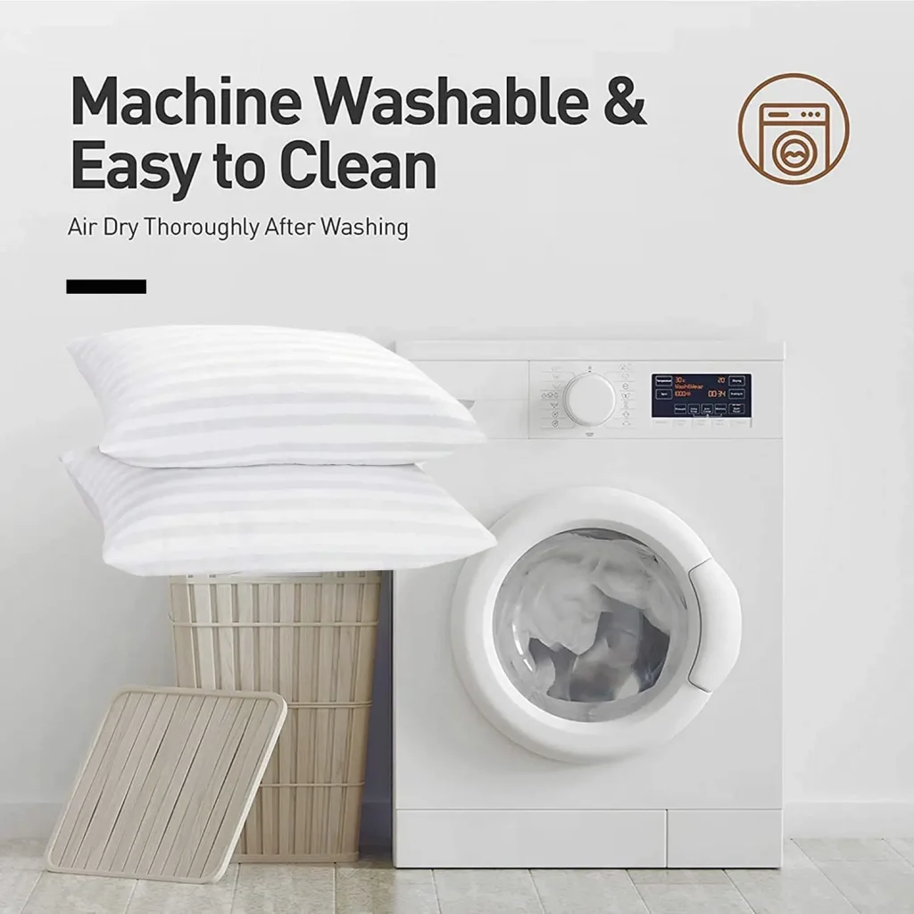 Китай Оптовая качество отеля 100% хлопок очень мягкая полосатая подушка кровать спальные подушки