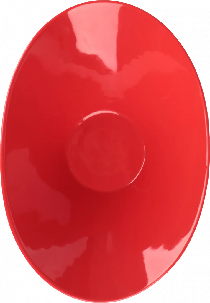 Посуда красного цвета Овальная салатница для супа Керамические тарелки Салатница Керамическая салатница