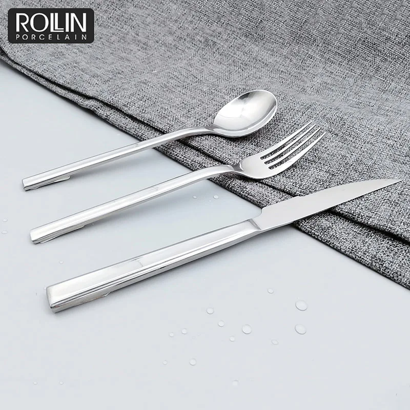 Дешевые горячие продажи столовый нож вилка и столовая ложка для свадьбы