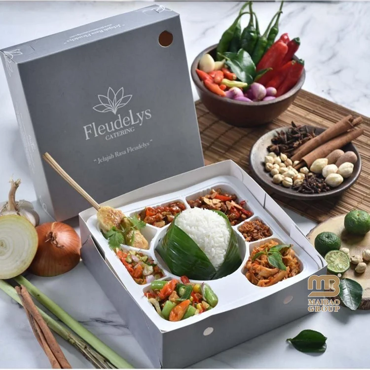 Оптовая продажа, 16 унций, 26 унций, 32 унции, бумажная коробка для еды с лапшой на вынос, упаковка для пищевых продуктов, круглая коробка для обеда с принтом на заказ, одноразовая коробка для донера для кебаба