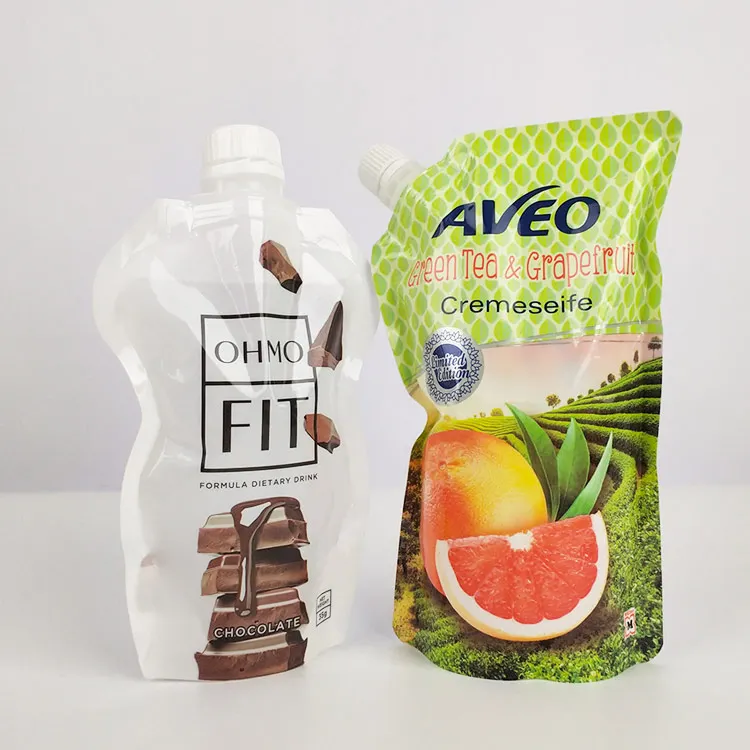 Оптовая продажа, алюминиевая фольга, пластиковый носик, мешочек для сока, сумка для заправки жидкости, индивидуальный корейский мешочек, пластиковые мешочки для напитков, пластиковые мешочки для напитков