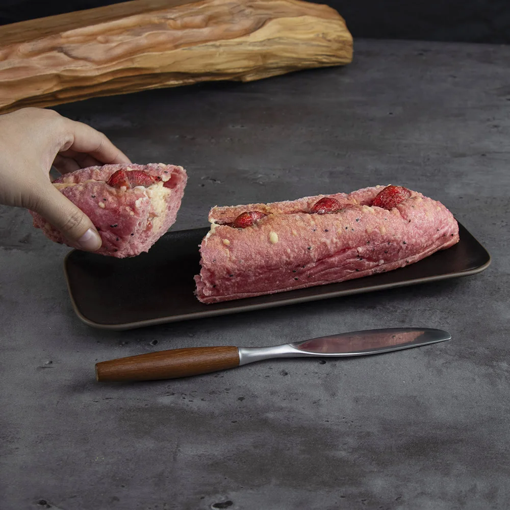 Высокотемпературные фарфоровые тарелки, скандинавские прямоугольные закругленные углы, матовая черная тарелка для салата, тарелка для хлеба