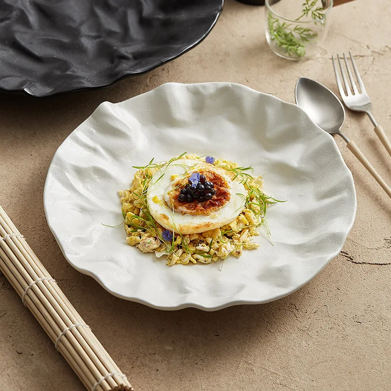 Luxury Tableware Set Porcelain Tableware Kitchen Dishes Dinner Plates Hot Sale Customized Ceramic Plate