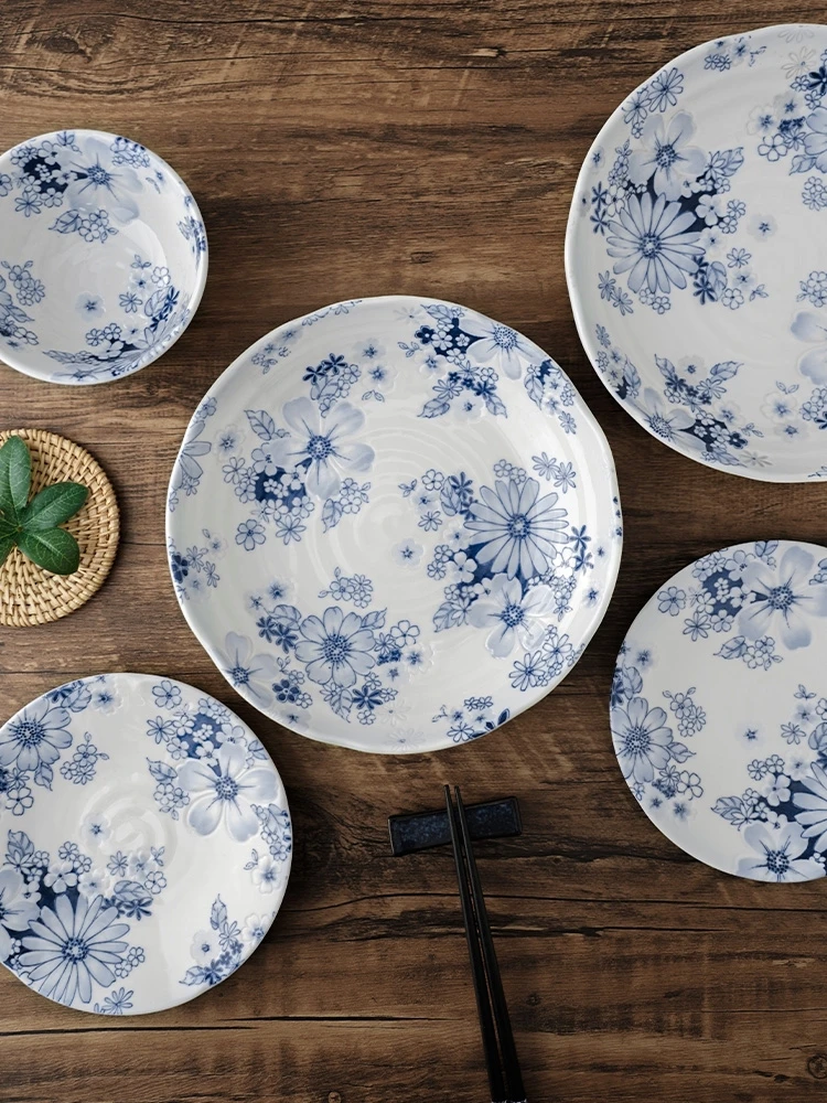 European Style Tableware Ceramic Plate Sets Dinnerware Tableware Luxury Ceramic Dinnerware Sets for Restaurants