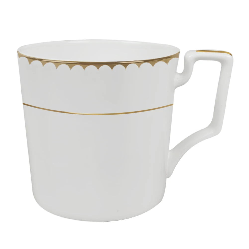 Скандинавские фарфоровые свадебные тарелки, 16 шт., оптовая продажа керамических наборов золотой посуды из Дубая