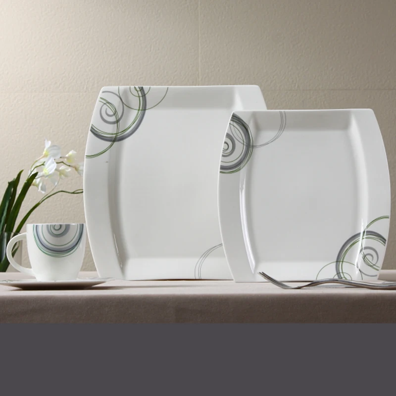 Рождественские наборы посуды, набор посуды, набор посуды для вечеринки, керамическая тарелка, посуда, подарок для ресторана