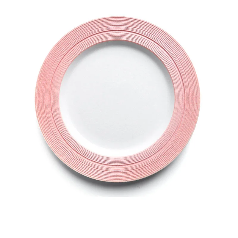 Wholesale Creative Restaurant Ceramic Dishes Plates Customized Tableware Parties Light Weight Dishwasher Safe Food Industry