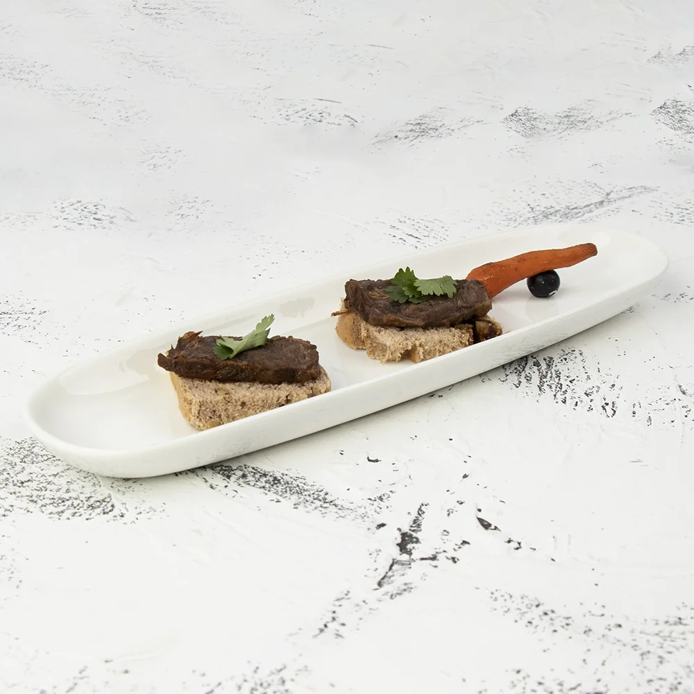 Оптовая продажа, фабрика посуды для отелей, современный дизайн, белые обеденные тарелки, фарфоровая тарелка для ресторана, набор столовой посуды