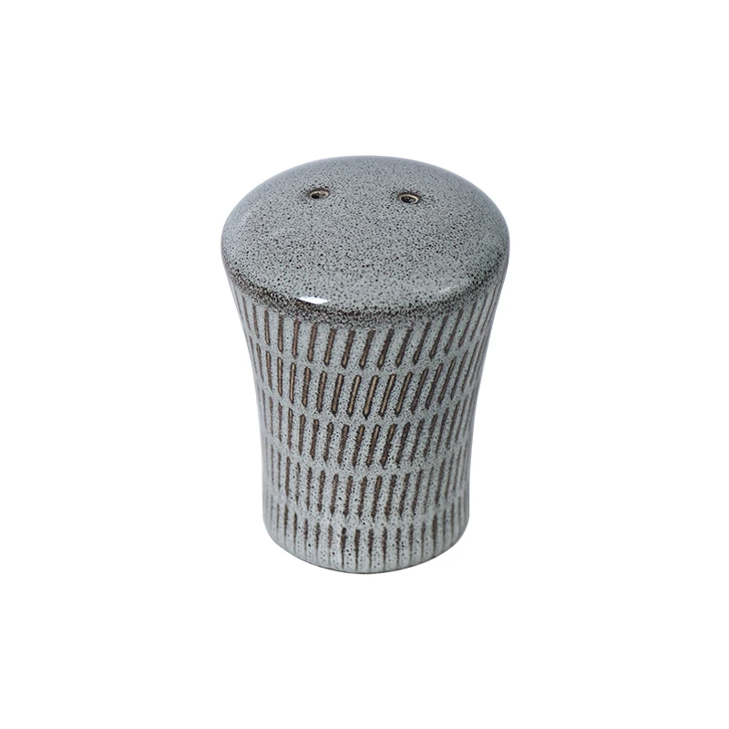 Керамический набор посуды Chaozhou, фарфоровый набор для соли и перца, дизайн в винтажном стиле, керамическая солонка и перечница