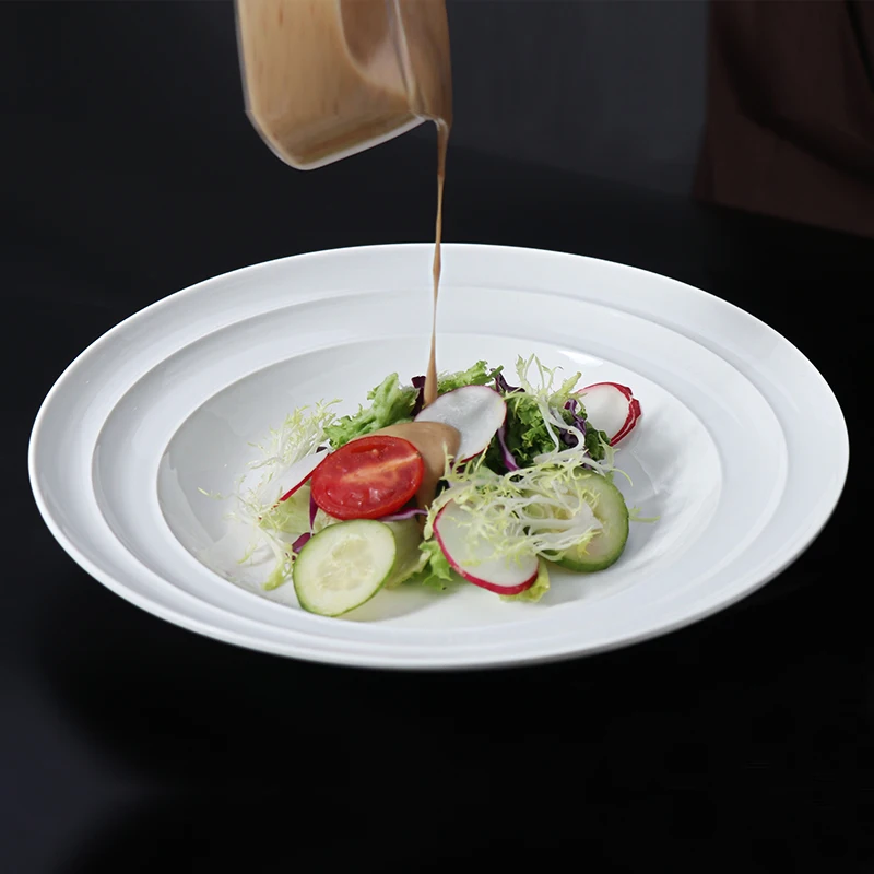 Гостеприимство, принадлежности для отелей, итальянские тарелки для пасты, керамическая посуда, белые фарфоровые тарелки для ресторанов, курортов, столовая посуда