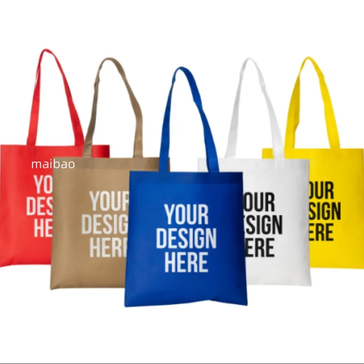 Оптовая торговля пользовательские рекламные экологически чистые ламинированные супермаркет продуктовый Tnt Tote многоразовые pp нетканые сумки для покупок