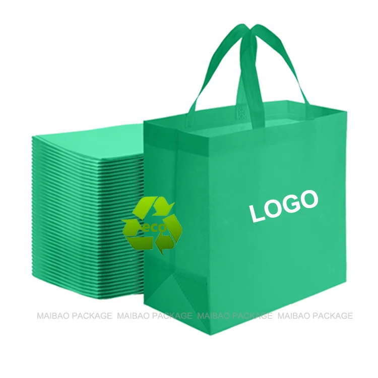 Подгонянные многоразовые сумки для покупок продуктовых сумок Эко дружелюбные сумки для покупок подарка ткани не сплетенные повторно использованные не сплетенная сумка с логотипом