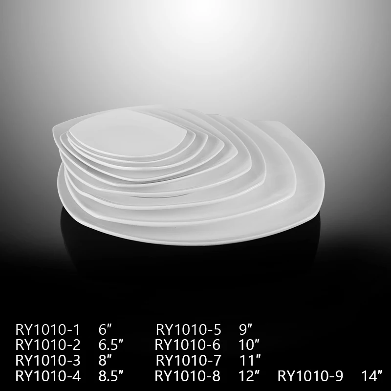 Керамический поднос, квадратные фарфоровые тарелки, европейские тарелки, свадебная тарелка, современная 4-местная печь для макаронных изделий, ресторан, класс AB