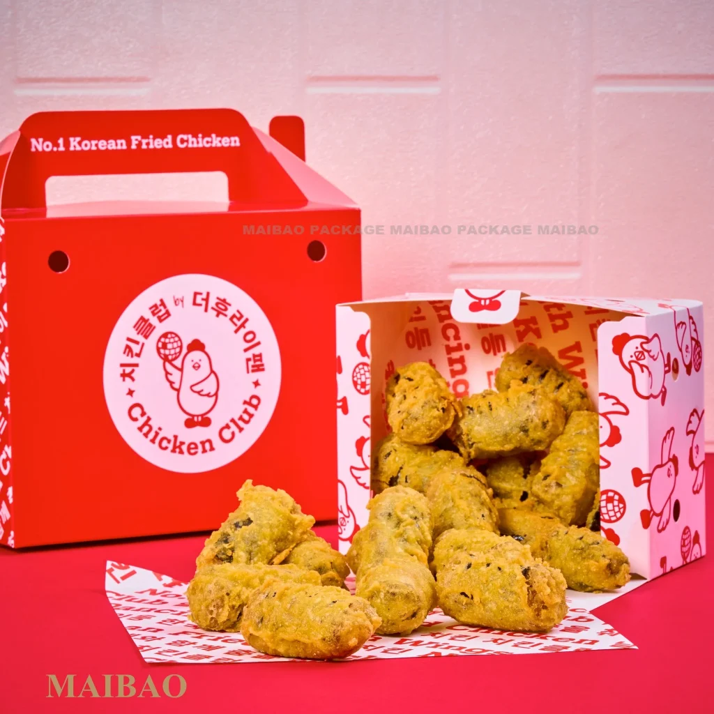 Упаковка для пищевых продуктов на заказ, коробки для курицы на вынос, коробка для картофеля фри, гамбургеров, куриных наггетсов, коробка для фаст-фуда, контейнер