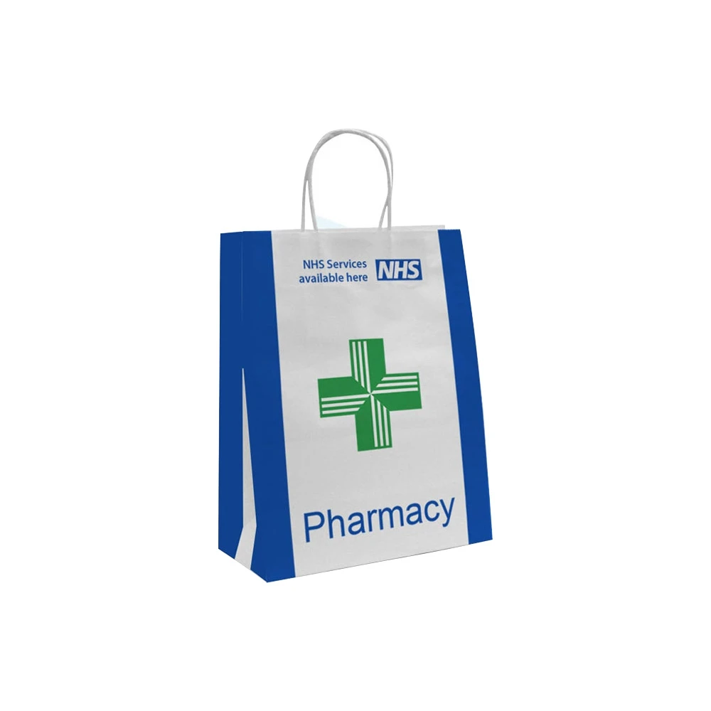 Оптовая продажа, дешевые изготовленные на заказ логотипы, биоразлагаемая переработанная крафт-бумага, медицинские стерильные аптечные пакеты для лекарств