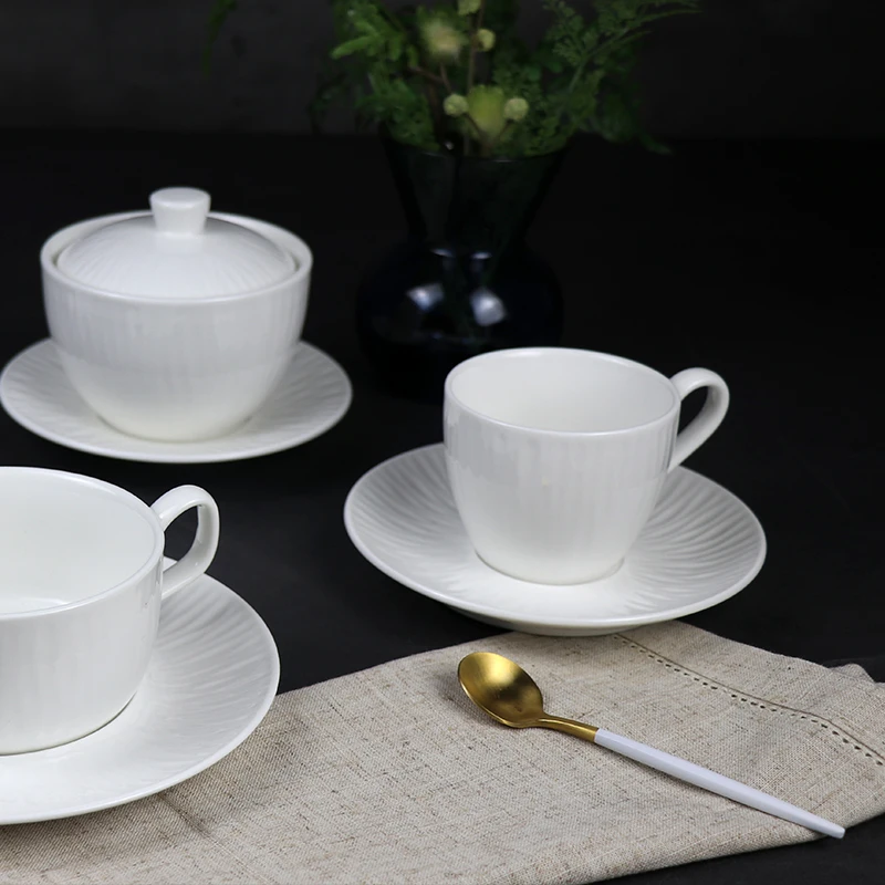 Оптовые керамические арабские кофейные сервизы, фарфоровая кофейная чашка и набор блюдец из фарфора