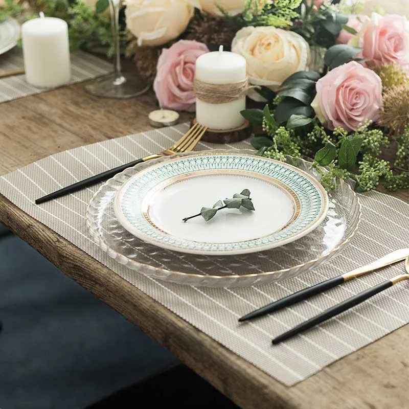 Hot Seller Minimalist Design Ceramic Dinner Coffee Cup Set With Customizable Colorful Handgrip for Parties Hotels Dishes Plates