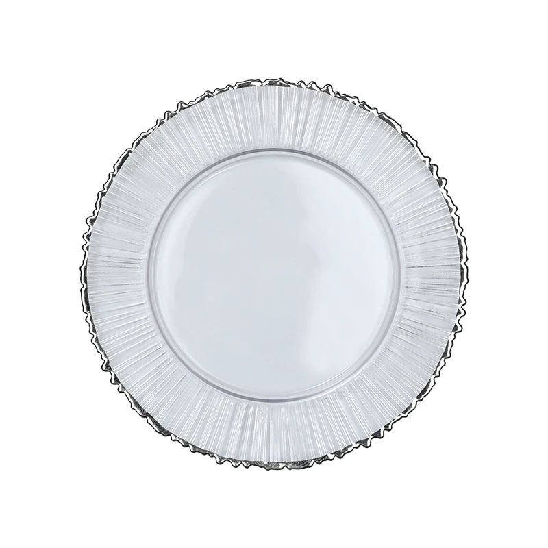 Серебряные зарядные пластины Массовые золотые зарядные пластины оптом Золотые блестящие зарядные пластины