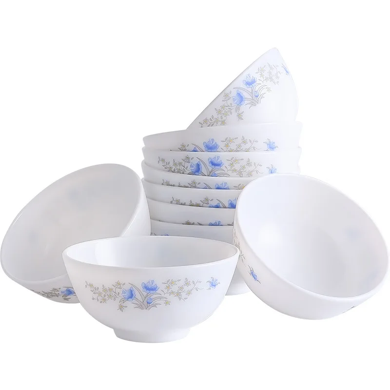 Brett 4,5-дюймовая столовая посуда из опалового стекла, маленькая миска, современный дизайн, фарфоровая посуда из белого нефритового стекла, опаловая керамика Generation