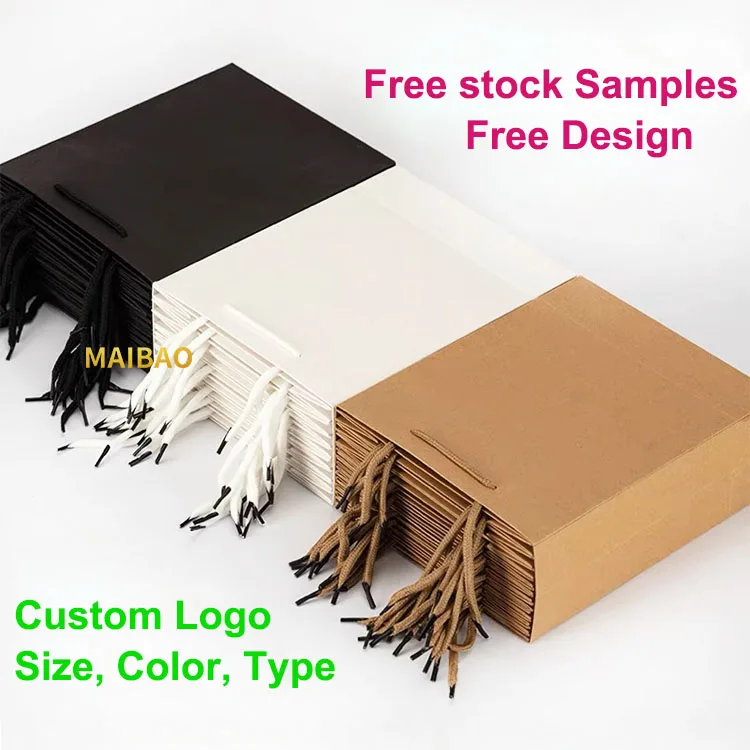 Изготовленный на заказ оптовый бумажный пакет с печатью логотипа, подарочный пакет для покупок/крафт-мешок для упаковки ювелирных изделий