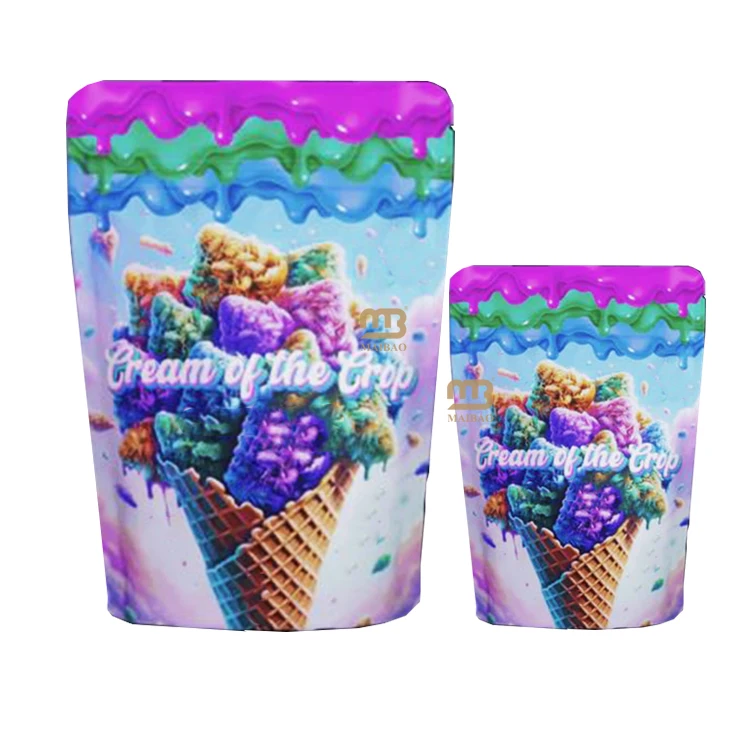 Напечатанный на заказ логотип, экологически чистые майларовые пакеты 3,5 г, пищевая закрывающаяся майларовая сумка на молнии, 3,5 г, устойчивая к запаху, стоячая сумка для еды