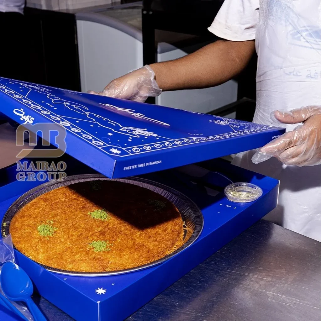 Бумага для выпечки Knafeh/Kunafa/Kunafe Коробки Упаковочная коробка для круассанов Упаковка для круассанов, хлеба и печенья Пищевая коробка