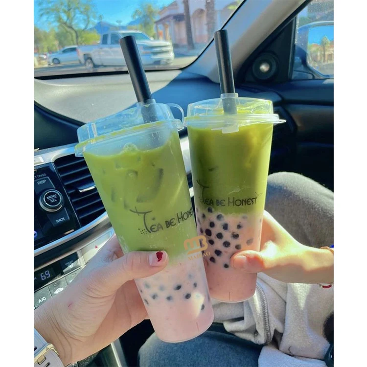 Оптовая продажа сок кофе 12 унций 14 унций пластиковый стаканчик с логотипом индивидуальный логотип печатный одноразовый пузырьковый чай боба ПП пластиковые стаканчики 350 мл