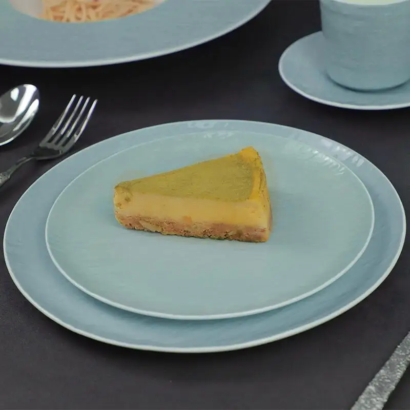 Высококачественные роскошные обеденные сервизы из костяного фарфора, посуда для отеля, ресторанная посуда, посуда, набор тарелок из костяного фарфора