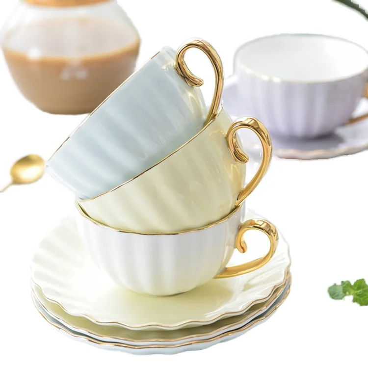 Wholesale Modern Popular Glazed Ceramic Tea Cup Eco-friendly for Hotel Home and Restaurant Daily Use Low MOQ