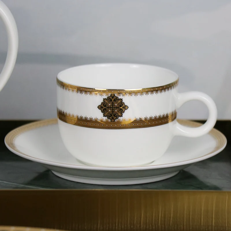 2 предмета лучший изысканный скандинавский роскошный обеденный набор для гостиной из костяного фарфора для гостиной, чашка из костяного фарфора, чайная чашка и наборы блюдец