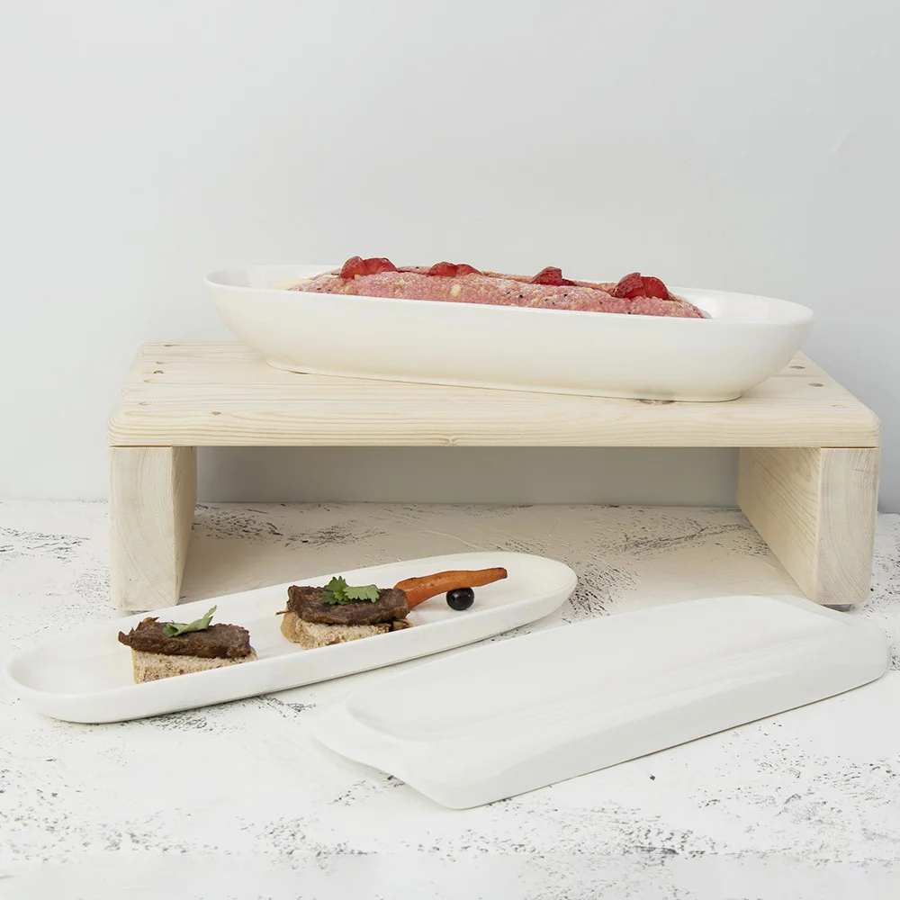 Оптовая продажа, фабрика посуды для отелей, современный дизайн, белые обеденные тарелки, фарфоровая тарелка для ресторана, набор столовой посуды