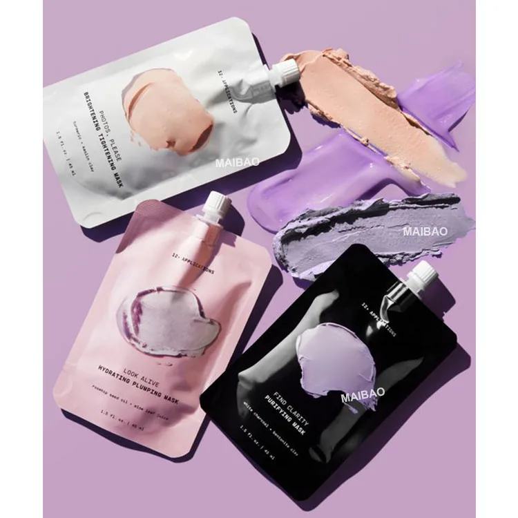 Изготовленная на заказ 30 мл 250/500 мл упаковка для шампуня, сумка с носиком, экологически чистый гель для душа, пластиковая сумка с носиком, сумка для жидкого мыла