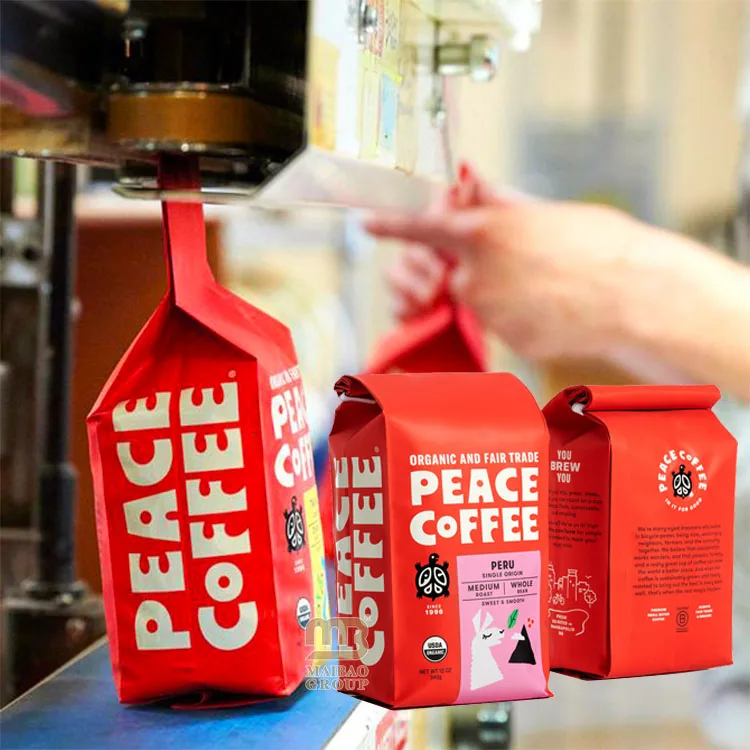 Арабские пакеты для растворимого кофе с логотипом, пакеты для кофе с блочным дном, пакеты для кофе на заказ с клапаном и застежкой-молнией