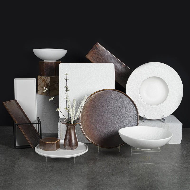 Французский фарфор Кабартмали Столовый сервиз Роскошная фарфоровая роскошная посуда