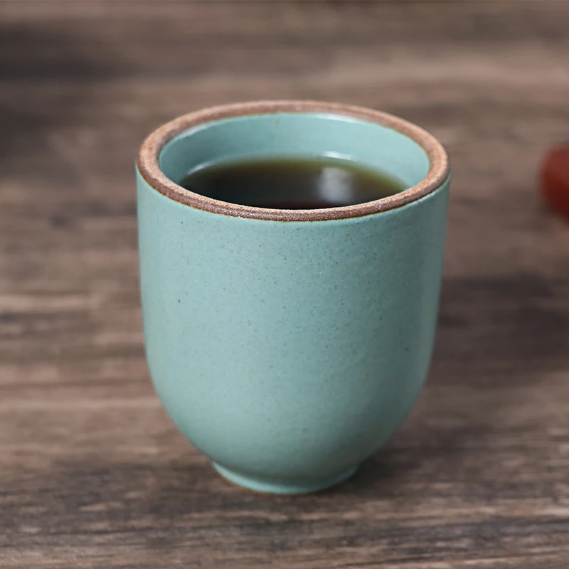 Новый Тип Керамическая Керамика Кофейная Чашка Индивидуальные Фарфоровые Чайные Кружки Керамическая Чайная Посуда Японский Дизайнер Ресторан Чайные Чашки