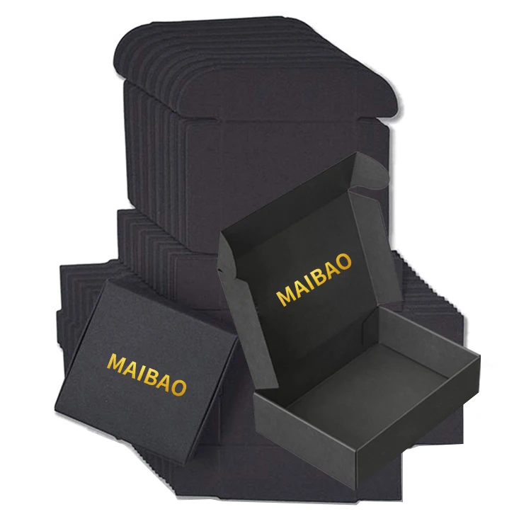 Изготовленная на заказ бумажная коробка белого цвета, складная транспортировочная коробка из гофрированной крафт-бумаги для одежды, розовая, черная, упаковочная почтовая коробка для одежды