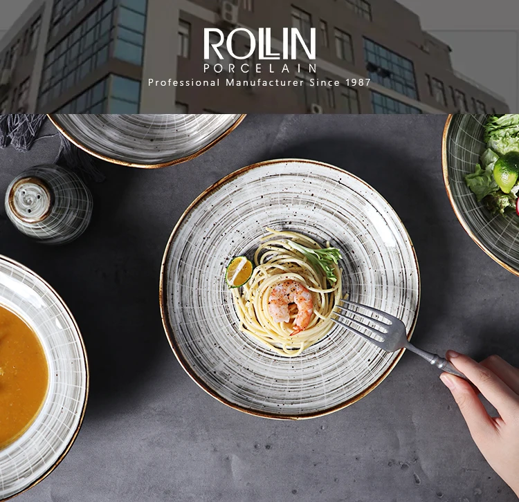 Фарфоровые тарелки для ресторана, керамический ужин, керамический современный набор, фарфоровая посуда для свадебного стола, посуда для отеля