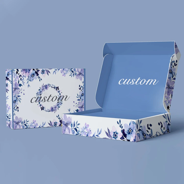 Индивидуальный логотип, детские нагрудники, одеяло для новорожденных, носки, одежда, подарок, почтовая посылка, доставка, почтовая бумажная коробка, упаковка