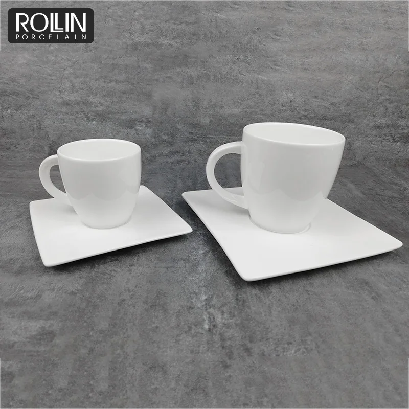 Фарфоровая чашка для кофе эспрессо и чашка для кофе латте с низким минимальным объемом заказа