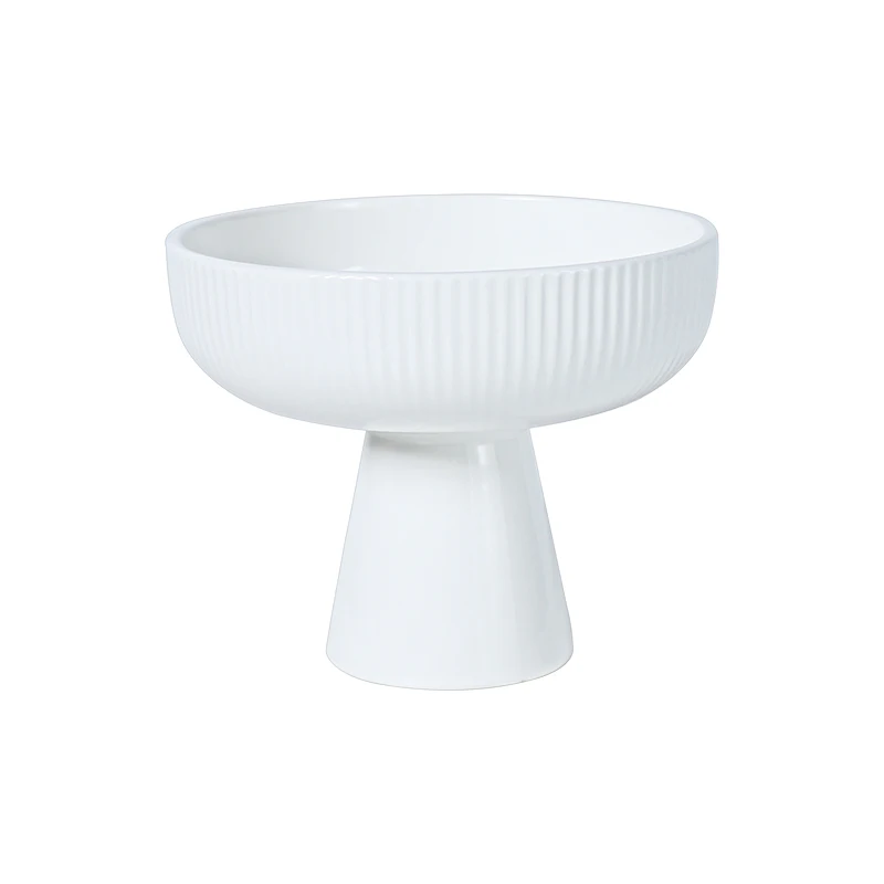 Банкетная тарелка для конфет, десертов, фарфоровая посуда, свадебные тарелки и миски на высоких ножках для ресторанов и отелей