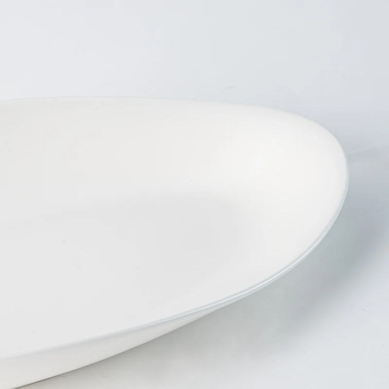 Оптовая торговля фарфоровой посудой, белыми фруктами, десертом, керамической белой тарелкой для свадьбы в отеле, ресторане