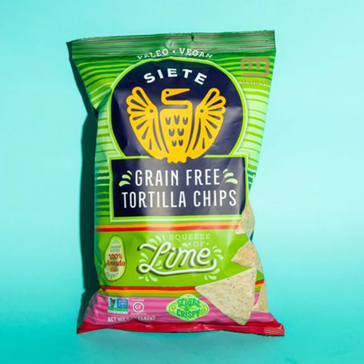 Изготовленные на заказ алюминиевые фольги, пластиковые герметичные пакеты с задней стороны, упаковка для закусок, пакет для банановых чипсов, термосвариваемый упаковочный мешок для картофельных чипсов