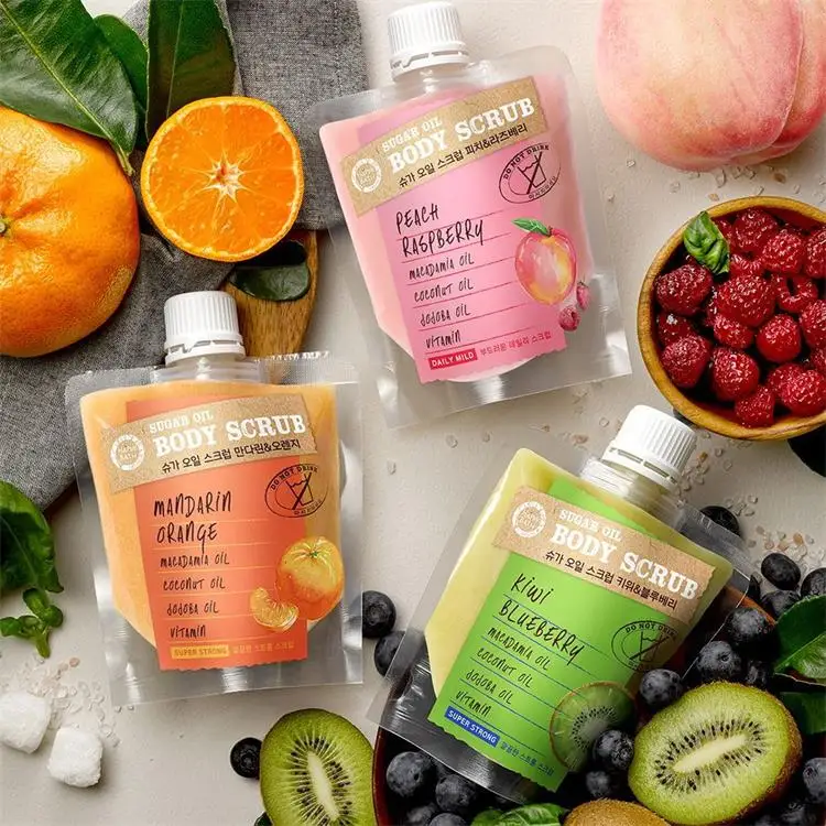 Индивидуальный дизайн логотипа Pla Pbat, биоразлагаемый, компостируемый, многоразовый, многоразовый, упаковка для хранения детского питания, сумка с носиком