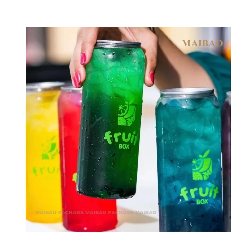 Банка для домашних животных, 250 мл, бутылка для напитков, банка для домашних животных, прозрачная банка с логотипом, пластиковая трафаретная печать, бутылка для сока, бутылка для домашних животных + алюминиевая крышка