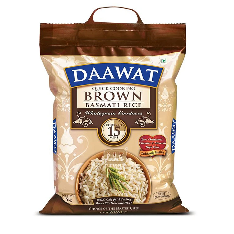 Оптовые пакеты для упаковки риса по 2 кг, 5 кг, 10 кг, пластиковые пакеты для упаковки риса с боковым уплотнением, 1 кг, классический мешок для риса с жасмином и ручкой