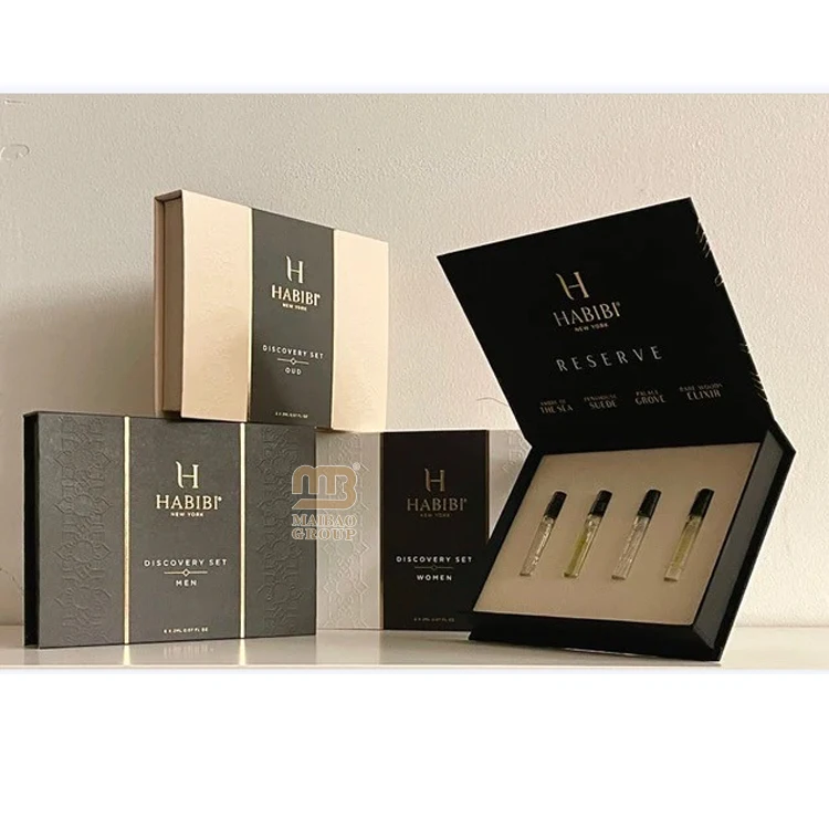 Коробка для набора духов Любимые ароматы Discovery, мини-флаконы для духов, набор образцов, коробка для женщин и мужчин, роскошная подарочная упаковка, коробка для духов
