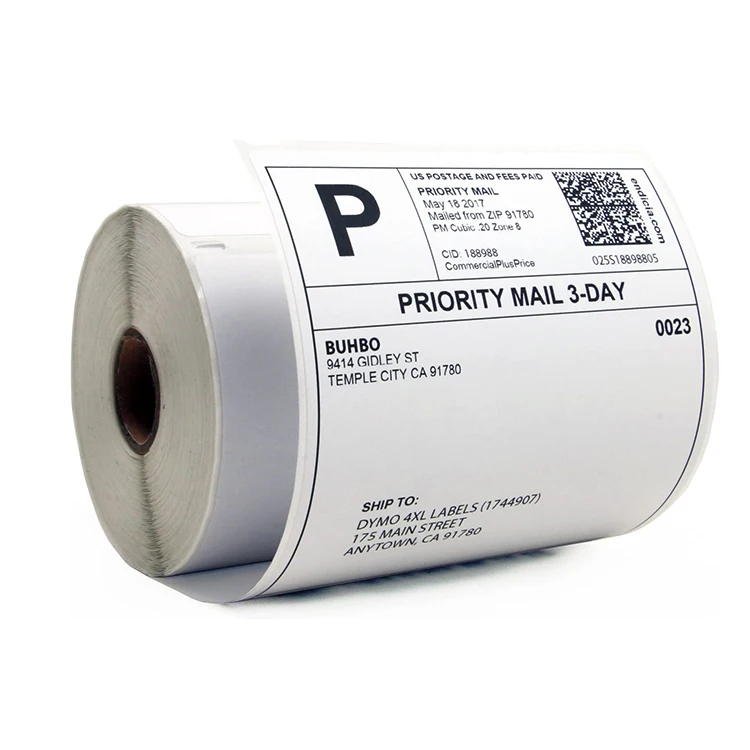 Пользовательская печатная рулона наполовину листовые конверты с клейкой.