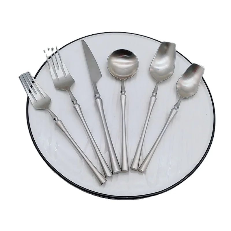 Новый высококачественный набор столовых приборов для ресторанов, столовые приборы, набор столовых приборов из нержавеющей стали